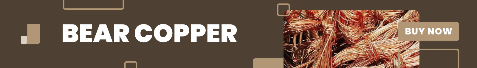 Bare Copper Scrap Banner